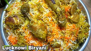 Authentic Lucknowi Biryani Bawarchi Style 1kg Chicken Dum Biryani recipe ❤️ Must try [upl. by Bernete]