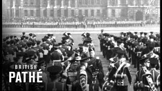 Trooping The Colour Rehearsal 19101929 [upl. by Atnes]