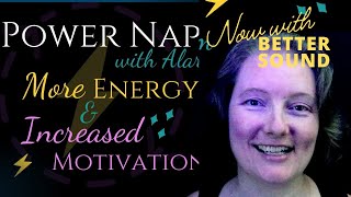 20 Minute Power Nap With Alarm 💫Hypnotherapist💫 Upgraded Sound [upl. by Stover19]