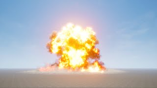 UE53 VDB simple and nuclear explosions demonstration for the Unreal Engine Marketplace [upl. by Hirschfeld]