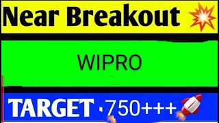 wipro share latest news today wipro share target wipro share analysis [upl. by Balmuth]