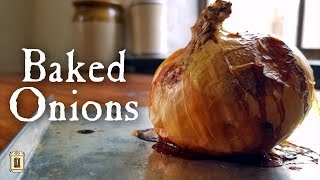 We Promise This is Delicious  Simple Roasted Onions From 1808 [upl. by Hudgens981]