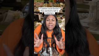 pov cashier cashiers groceryshopping grocery shop rude employees funny youtubeshorts [upl. by Yrgoerg]