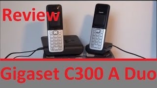 Lars Reviews  Siemens Gigaset C300 A Duo DEUTSCH [upl. by Dell]