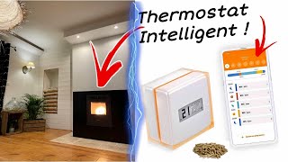 Comment installer un thermostat intelligent Netatmo sur un poêle à granulés  Brico seb [upl. by Elmina84]