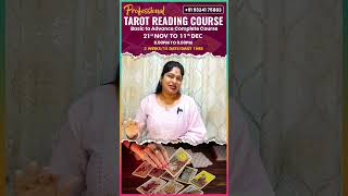 ONLINE TAROT CARD READING COURSE TAMIL  BASIC TO ADVANCE LEVEL [upl. by Lig841]