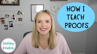 How to Teach Proofs [upl. by Savage]