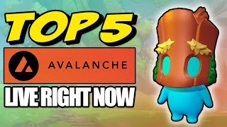 TOP 5 PLAY TO EARN GAMES ON AVALANCHE You Can Try Right Now [upl. by Lladnar]