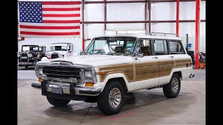 1986 Jeep Grand Wagoneer For Sale Walk Around [upl. by Bergstrom367]