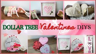 DOLLAR TREE VALENTINES DECOR HIGH END ❤ [upl. by Yusem]