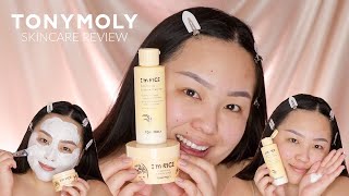 NEW TONYMOLY IM RICE SKINCARE REVIEW  ULTA BEAUTY [upl. by Shulins]