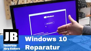 Ist eine Windows 10 Reparatur möglich Wie repariere ich Windows 10 [upl. by Risser512]