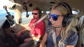 SHE FLEW ME in a BRAND NEW CESSNA 182 [upl. by Andromede]