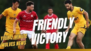 2 Minute Wolves News  FRIENDLY VICTORY [upl. by Enyrhtac460]