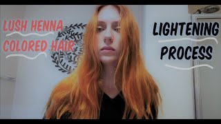 How I REMOVED HENNA From My Hair part 1  Quarantine Hair Transformation [upl. by Yelsnik]