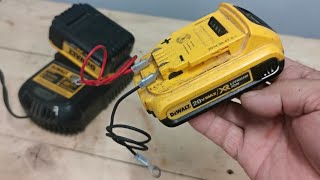 How to revive DEWALT Lithium battery Not charging If jumpstart wont work try manual reset [upl. by Tatia]