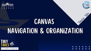 Teacher Takes  Canvas Dashboard Organization and Navigation [upl. by Burkhardt]