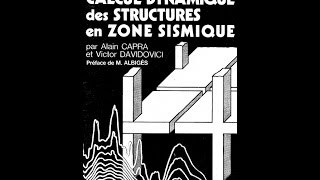 كتاب اليوم Calcul Dynamique des Structures en Zone Sismique pdf [upl. by Magena]