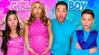 OFFICIAL GENDER REVEAL Girl or Boy  Familia Diamond [upl. by Maretz127]