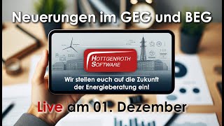 Alles über GEG und BEG Livestream zur Vorbereitung auf die Energieberatung der Zukunft [upl. by Senaj]