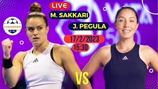 🔴 LIVE  ΣΑΚΚΑΡΗ  ΠΕΓΚΟΥΛΑ  ΤΕΝΝΙΣ  SAKKARI  PEGULA  TENNIS  WTA DOHA  1722023 🔴 [upl. by Nwahsav]