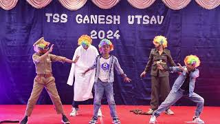 TSS Ganesh Utsav 2024  Standup Tribute to Bwood Sholay Movie  Rudransh Naman Aarav Vedant Shanyu [upl. by Emelyne]