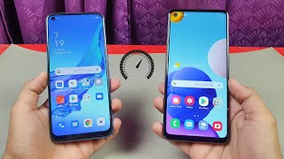 Oppo A53 4GB vs Samsung Galaxy A21s 4GB  Speed Test [upl. by Akeryt]