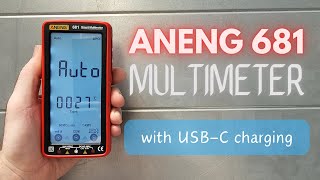 Aneng 681 Multimeter with USBC Charging [upl. by Elisabeth]