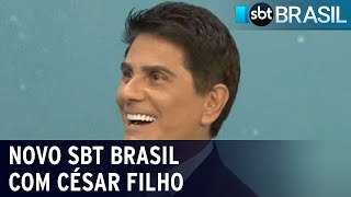 Novo SBT Brasil com estreia de César Filho  SBT Brasil 090324 [upl. by Staci199]