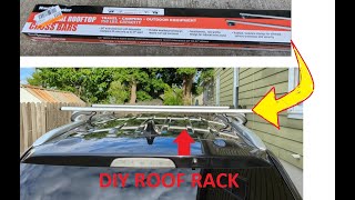 HaulMaster Roof Rack Cross Bars Unboxing and Installation [upl. by Carhart255]