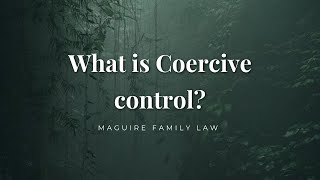 What is Coercive Control [upl. by Toille662]