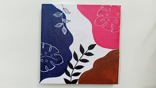 Boho painting Easy boho painting Painting Acrylic boho ✨ [upl. by Rhody]