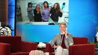 Ellen Surprises a Viewer Live at Work [upl. by Wiltz251]