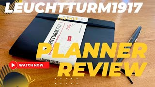 Leuchtturm 1917 Weekly Planner Horizontal 2024 Review [upl. by Narda936]