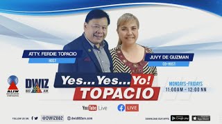 YES YES YO TOPACIO  MARCH 20 2024 [upl. by Zemaj]