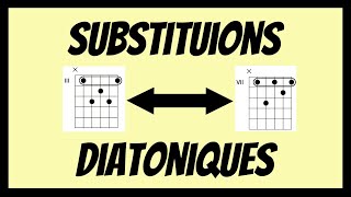 Les substitutions diatoniques daccords en guitare jazz ou comment enrichir vos accompagnements [upl. by Attemaj]