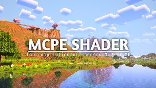 TOP 3 SHADER MCPE 120 amp 121  MCPE SHADER  COMPILATION SHADER amp SUPPORT RENDER DRAGON [upl. by Baseler620]