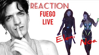 Lets React to Noa Kirel and Eleni Foureira singing quotFuegoquot LIVE [upl. by Navets]