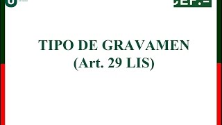 22 Tipo de gravamen [upl. by Homans]