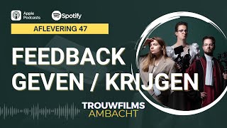 47 Feedback ontvangen of krijgen wat doe je hiermee  Trouwfilms Ambacht [upl. by Garald]