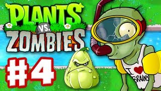 Plants vs Zombies  Gameplay Walkthrough Part 4  World 3 HD [upl. by Joon]