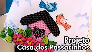 Patch Aplique  Ateliê na TV  Márcia Caires  Casa dos Passarinhos [upl. by Alisia]