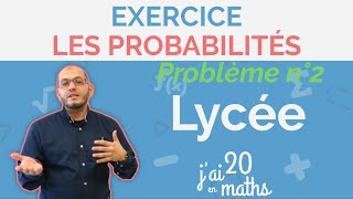 Les probabilités Problème n°2  Exercice  Seconde [upl. by Ativ]