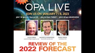 Review of 2022 Forecast by Maurice Fernandez Oner Doser and Julija Simas OPA LIVE [upl. by Ahsenrad]