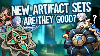 New 46 Artifact Sets – Who can use them Are they good  Genshin Impact 46 [upl. by Airitak]