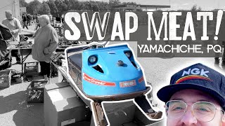 Vintage Snowmobile SWAP MEET Yamachiche Quebec 2023 [upl. by Nireil]