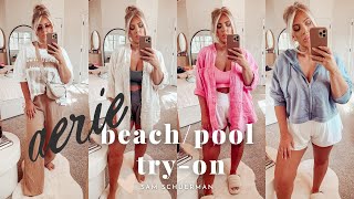 AERIE Summer MUSTHAVES  My FAVORITE Summer TRYON Haul Ive EVER Filmed  PetiteCurvySize 10 [upl. by Marr]