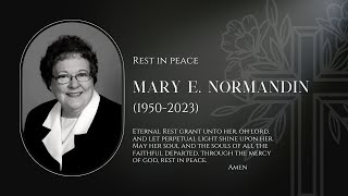 Funeral for Mary Normandin [upl. by Anirdnajela]