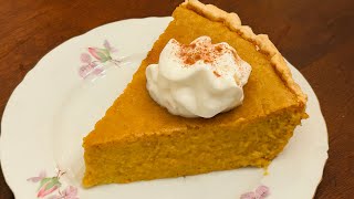 Fresh Pumpkin Pie  How To Make Pumpkin Pie From Scratch  Ellen’s Thanksgiving Series 🎃🥧 [upl. by Llenra]