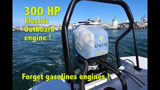 300 Hp Electric outboard engine Evoy [upl. by Saenihp384]